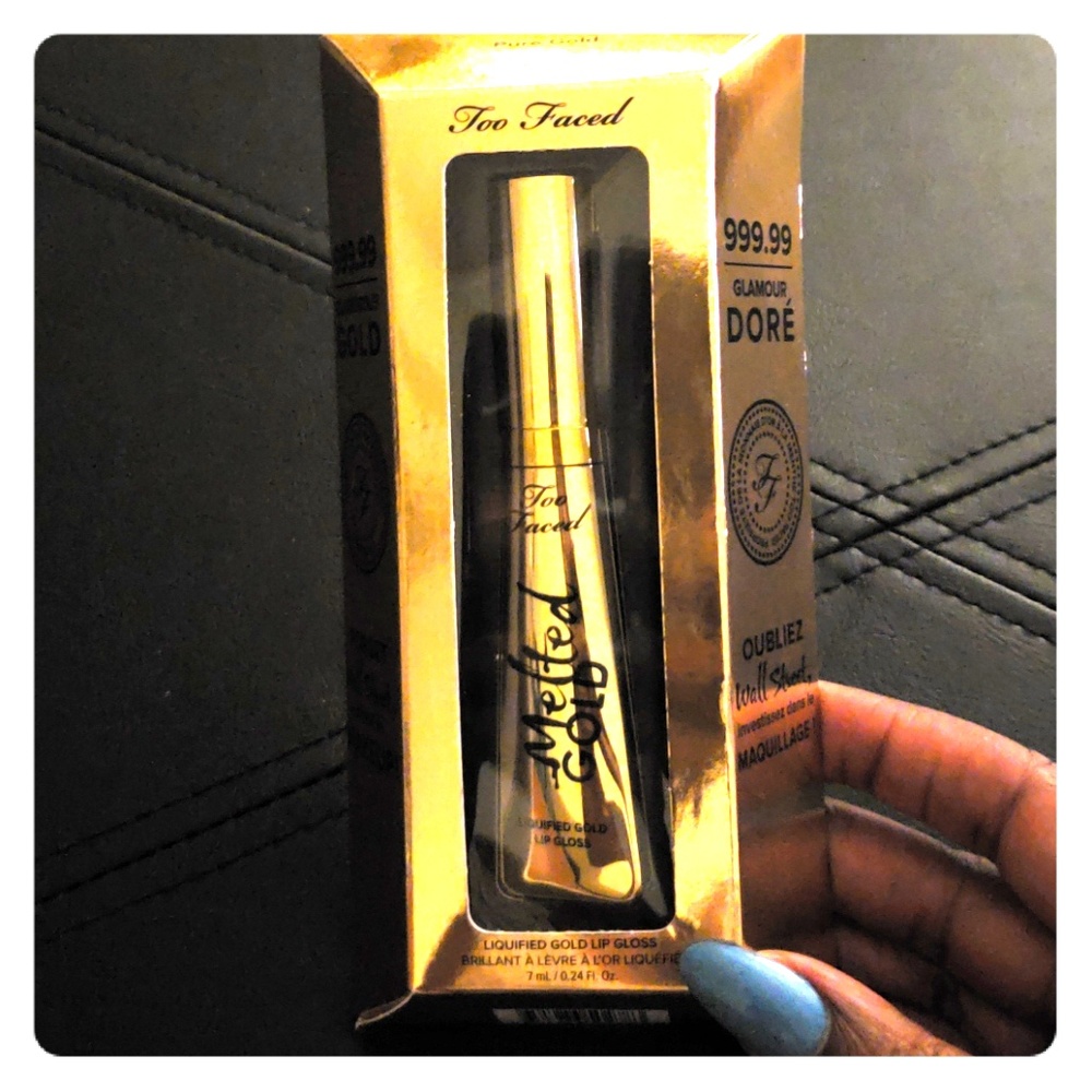 Too Faced Melted Gold Lip Paint
